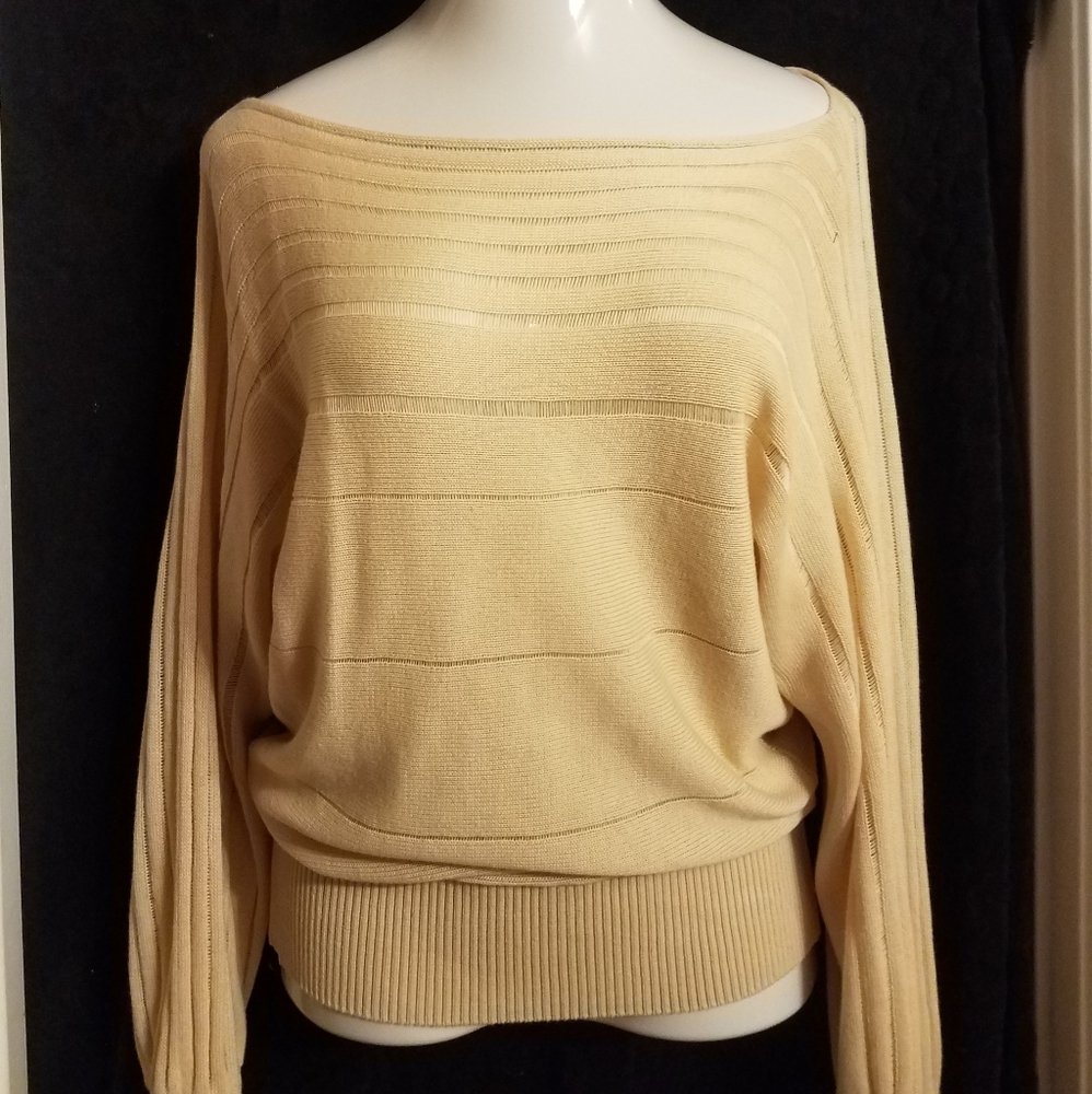3 for $30. Off the shoulder semi sheer sweater